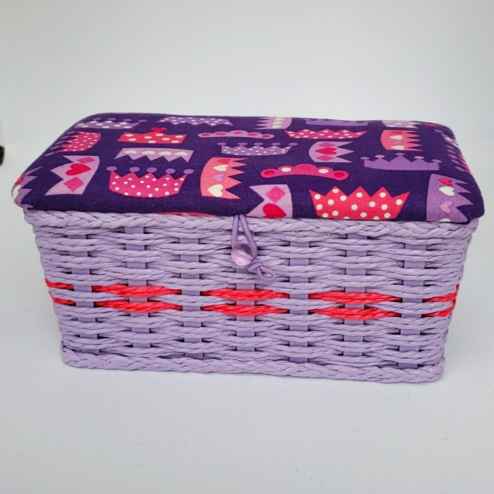 SALE!!! 3 FOR $15 Princess themed small sewing or keepsakes box
